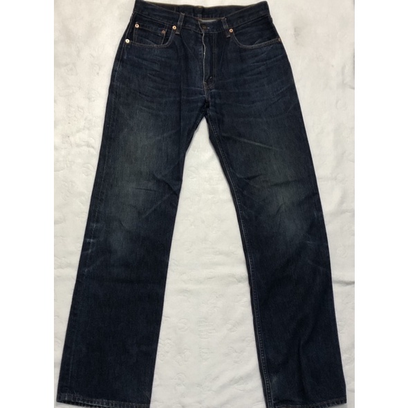 Levi’s levis 506 (5060201) W32 L34 二手深藍刷色直筒牛仔褲