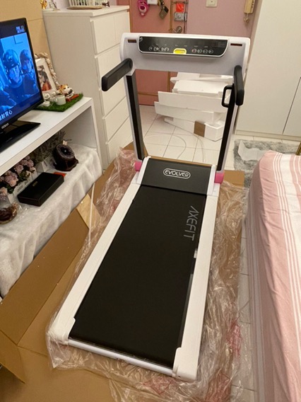 Wellcome好吉康axefit 進化者2 櫻花女神粉 電動跑步機51cm超寬跑帶健走電跑 蝦皮購物