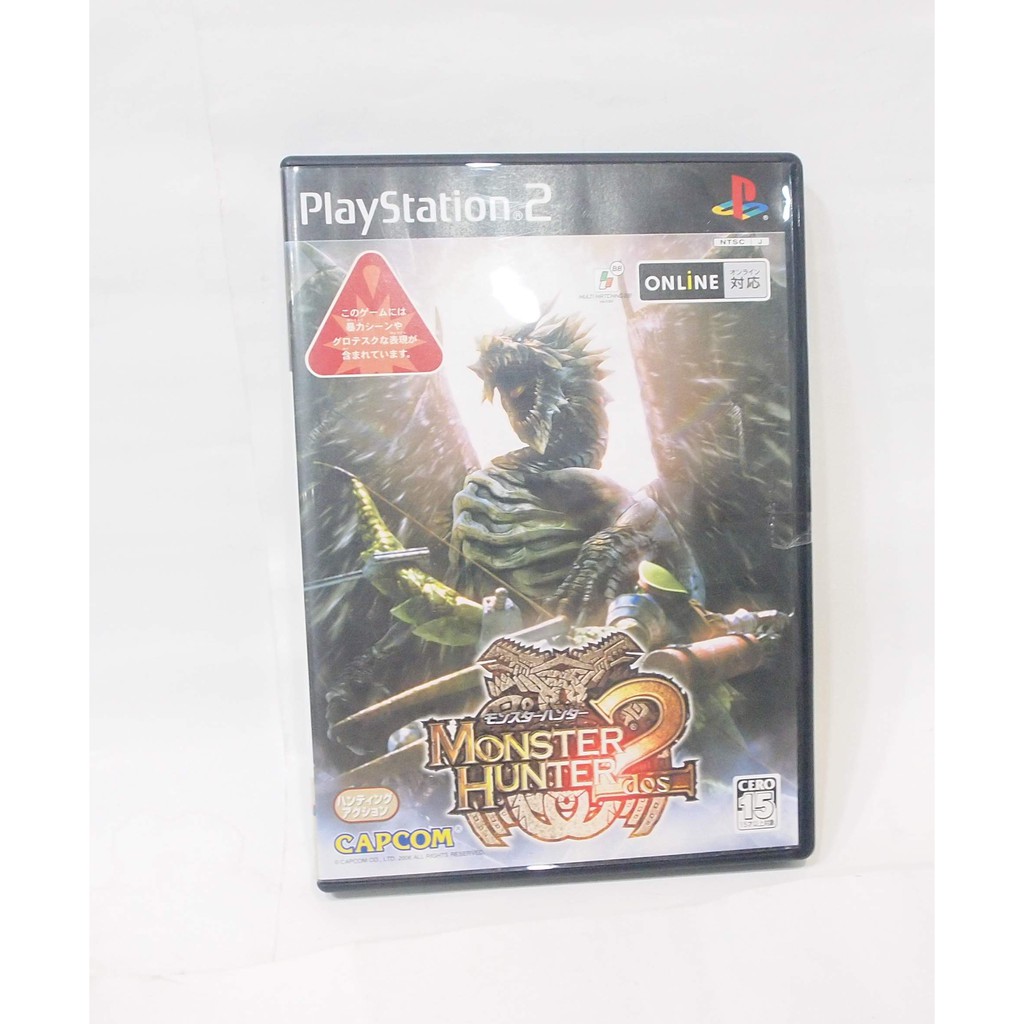 PS2 原版遊戲片-- 魔物獵人2 Monster Hunter2 /日文版