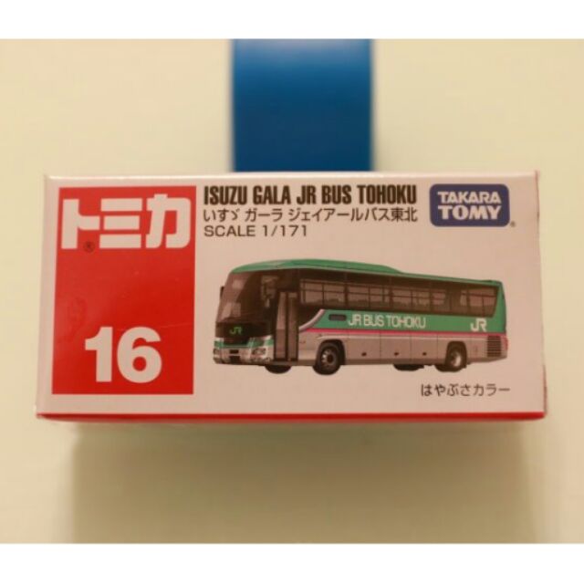 ♡橘子媽♡ tomica 16_JR東北巴士_全新未拆包膜