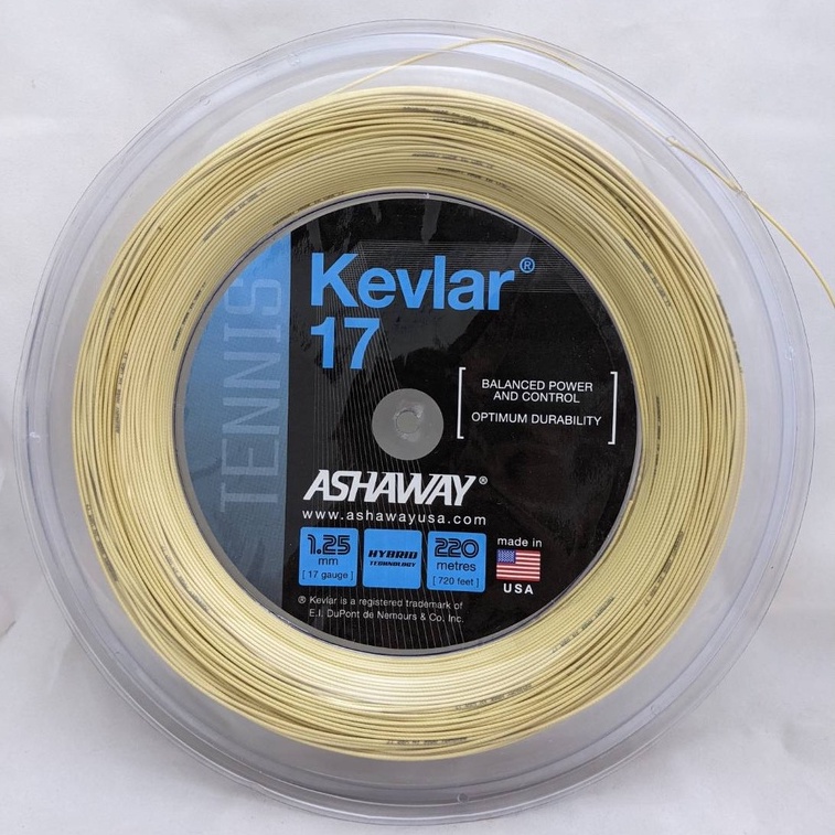 【威盛國際】ASHAWAY Kevlar 網球線 6.4M 克維拉線 杜邦 防彈纖維 咬球耐打 子母線最佳搭檔