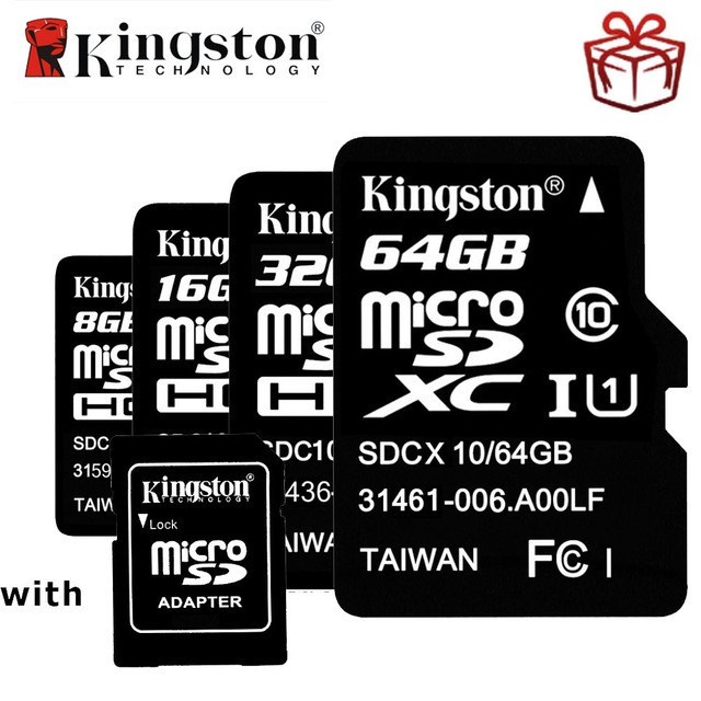 金士頓 sd 卡 Micro sd 卡存儲卡 Class 10 100MB/s 4GB/8GB/16GB/32GB/64