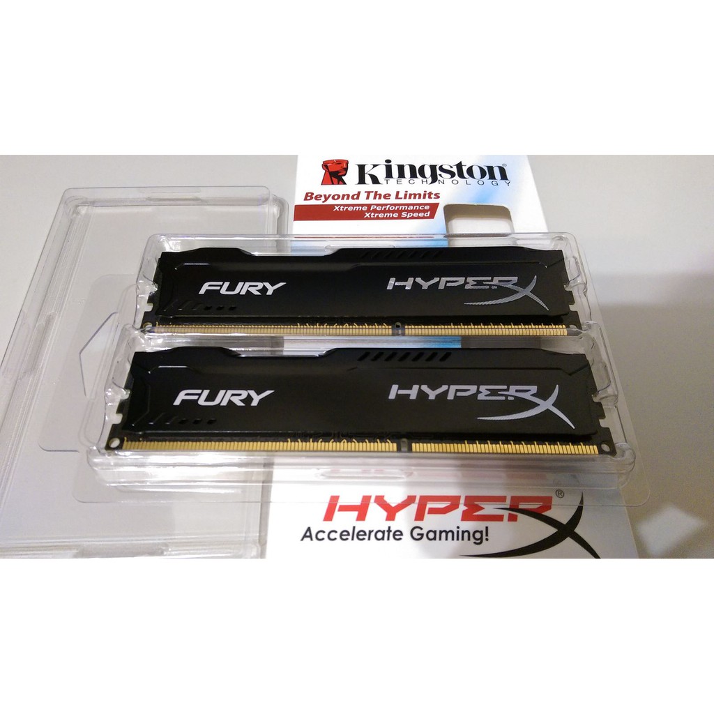 金士頓 HyperX FURY DDR3 1866 8G KIT (4Gx2) 黑