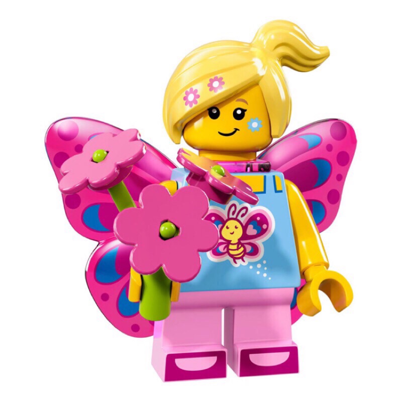 LEGO 樂高 17代 71018 人偶包 蝴蝶女孩 全新品 有底版 無說明書 無外袋