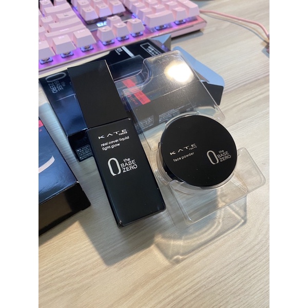 KATE 零瑕肌密微光粉底液限定組 粉底液30g+蜜粉2g 凱婷