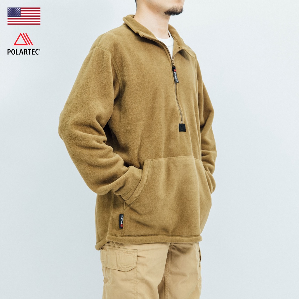 美軍公發 陸戰隊半拉鍊套頭上衣 USMC Polartec Fleece Half Zip Pullover