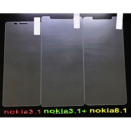 Nokia3.1 鋼化玻璃 Nokia8.1 鋼化玻璃 非滿版 附乾濕棉片+除塵貼