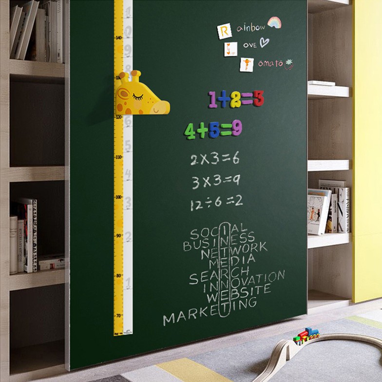 五象設計 吸磁性 黑板貼 塗鴉 可讀寫 家用教學白板貼 自粘 兒童綠板貼牆膜