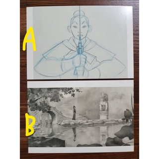 The art of Disney-迪士尼明信片-花木蘭