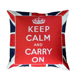 HB London Shop--英國國旗抱枕 英國標語 雙面圖案 帆布棉 抱枕 沙發靠墊 腰枕 客廳 咖啡館 北歐 英倫
