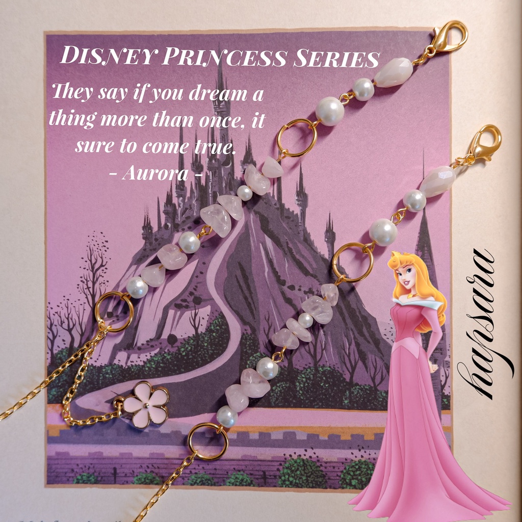 迪士尼公主錶帶面膜 Aurora Belle Jasmine