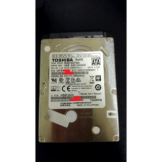 二手 Toshiba 東芝 2.5" 筆記型電腦 硬碟 500GB 5400轉