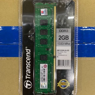 Transcend 創見二手記憶體 2GB DDR3 1333MHz 單面顆粒 終生保固