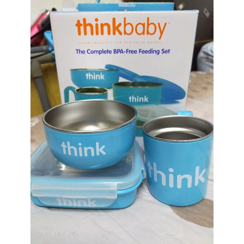 thinkbaby 餐具 不鏽鋼兒童餐具