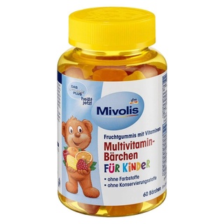 （就是愛瘋購）現貨 - 德國DM mivolis 綜合維他命小熊軟糖120g