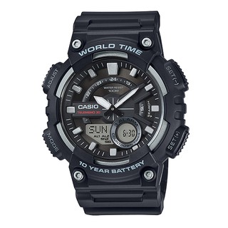 【CASIO卡西歐】多元STANDARD雙顯系列/AEQ-110W-1A