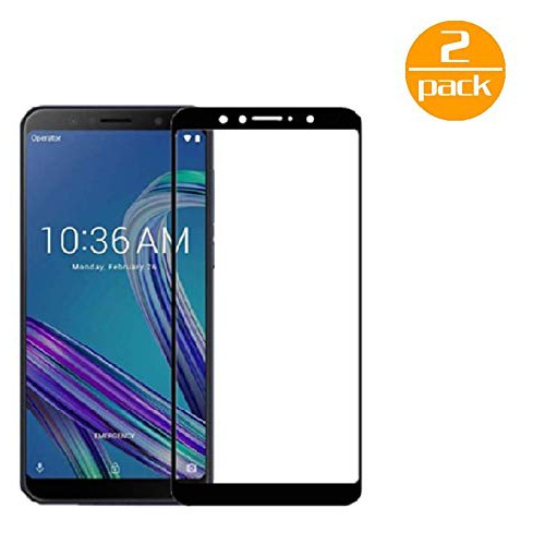 2 片全屏保護膜適用於華碩 Zenfone Max Pro M1 ZB602KL Asus ZB602KL ZB601K