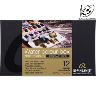 荷蘭 REMBRANDT 林布蘭專家級塊狀水彩 Oxide Black Mixing / #05838693