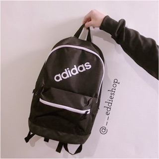 現貨 Adidas backpack 黑白 經典 百搭 後背包 雙肩包 筆電包 cf6858