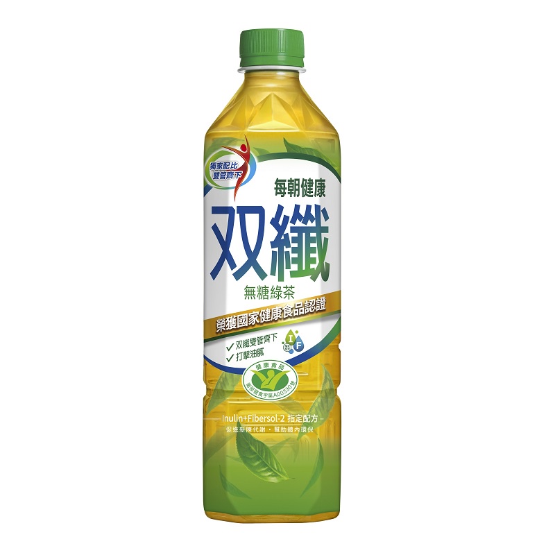 每朝健康 雙纖綠茶[箱購] 650ml x 24【家樂福】