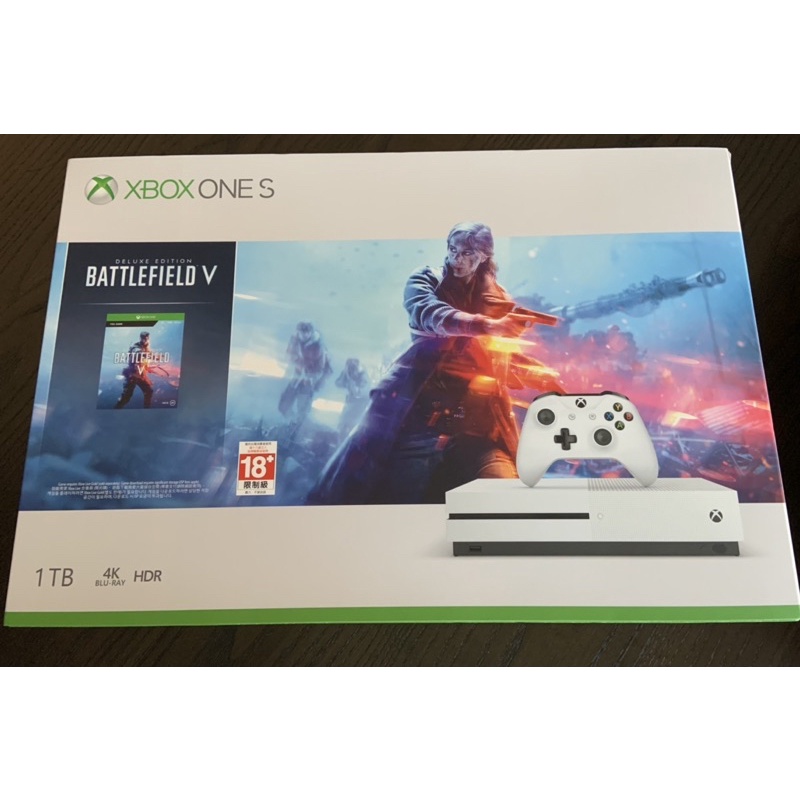 全新 XBOX ONE S 1TB 戰地風雲5同捆組