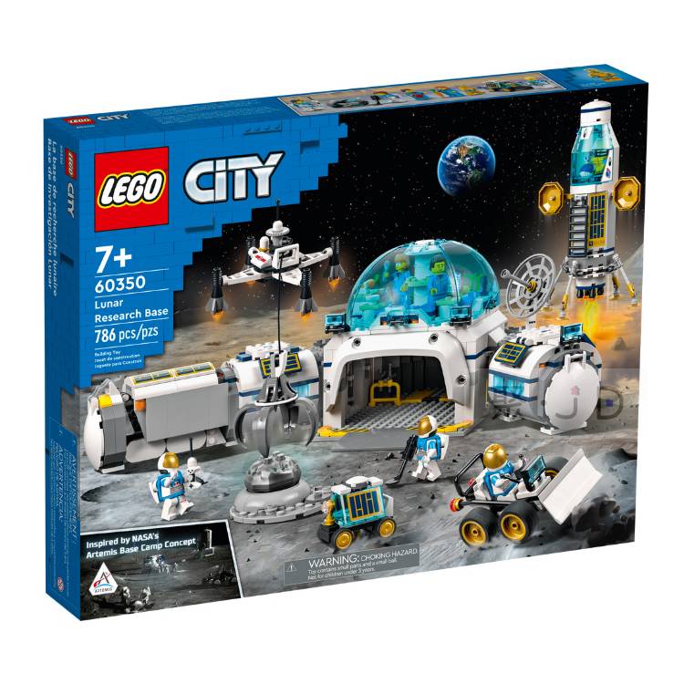 玩得購60350【LEGO 樂高積木】City 城市系列 - 月球研究基地 (7歲以上)