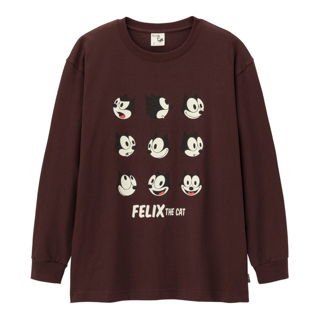 GU 聯名 菲力貓  長袖衣服 felix the cat 全新商品