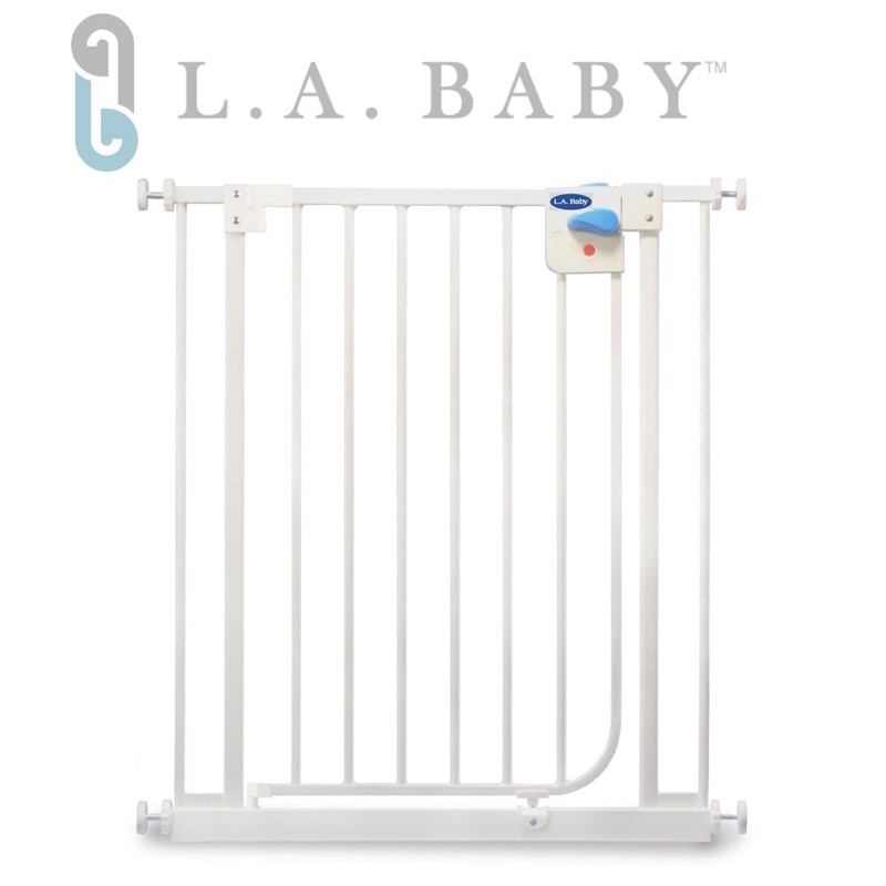 全新L.A.Baby SG04單向加高加寬-安全自動上鎖幼兒鐵圍欄/門欄 / 寵物柵欄