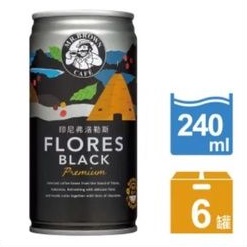 【限時特賣】伯朗精品黑咖啡-印尼弗洛勒斯240ml《6瓶一組》