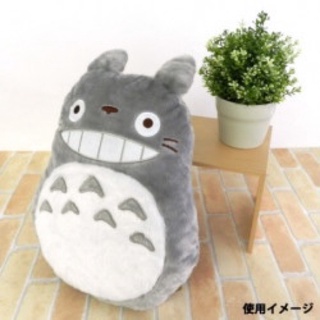 現貨！日本正版 宮崎駿 TOTORO 龍貓 抱枕 大龍貓 灰龍貓 笑臉 亮絨 絨毛娃娃 龍貓抱枕 造型枕 靠枕 靠墊