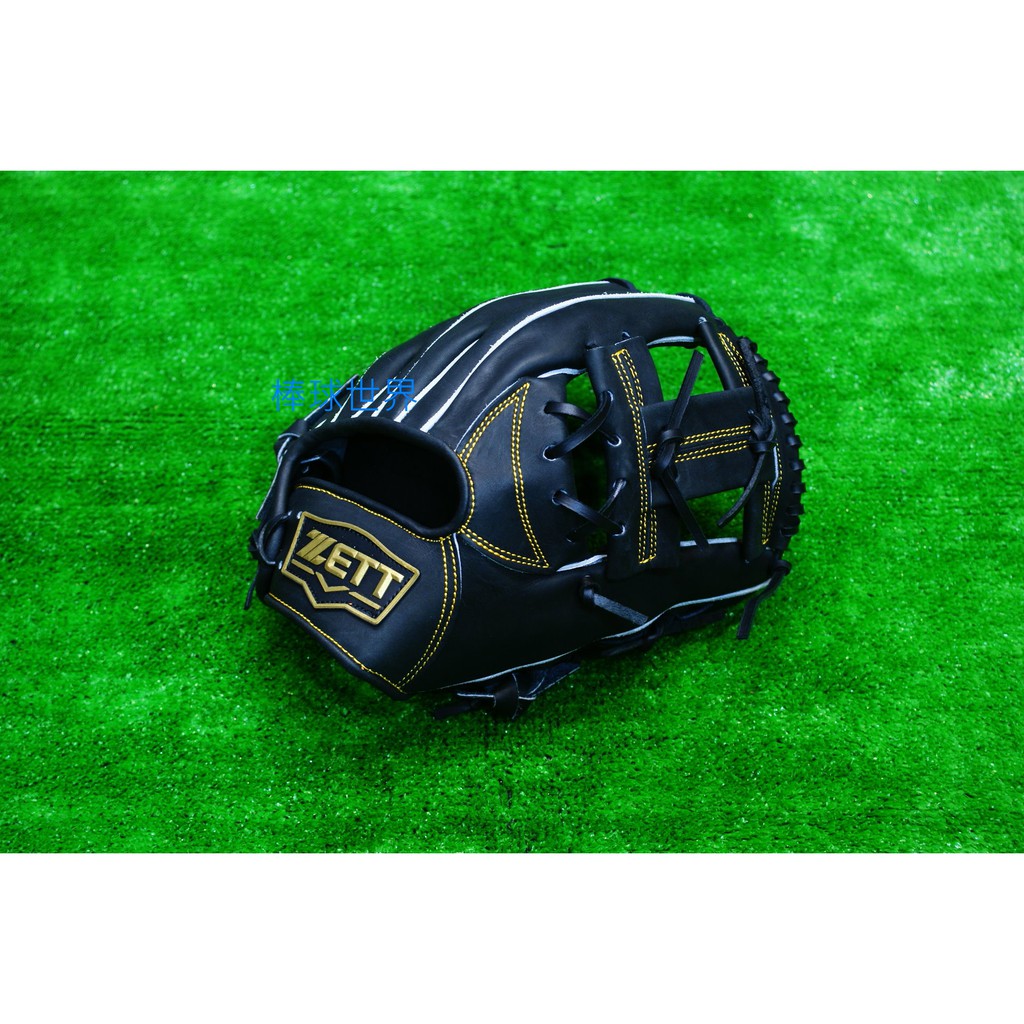 ZETT 頂級硬式牛皮 棒壘球手套11.5吋內野工字特價不到 65折 本壘版標黑色