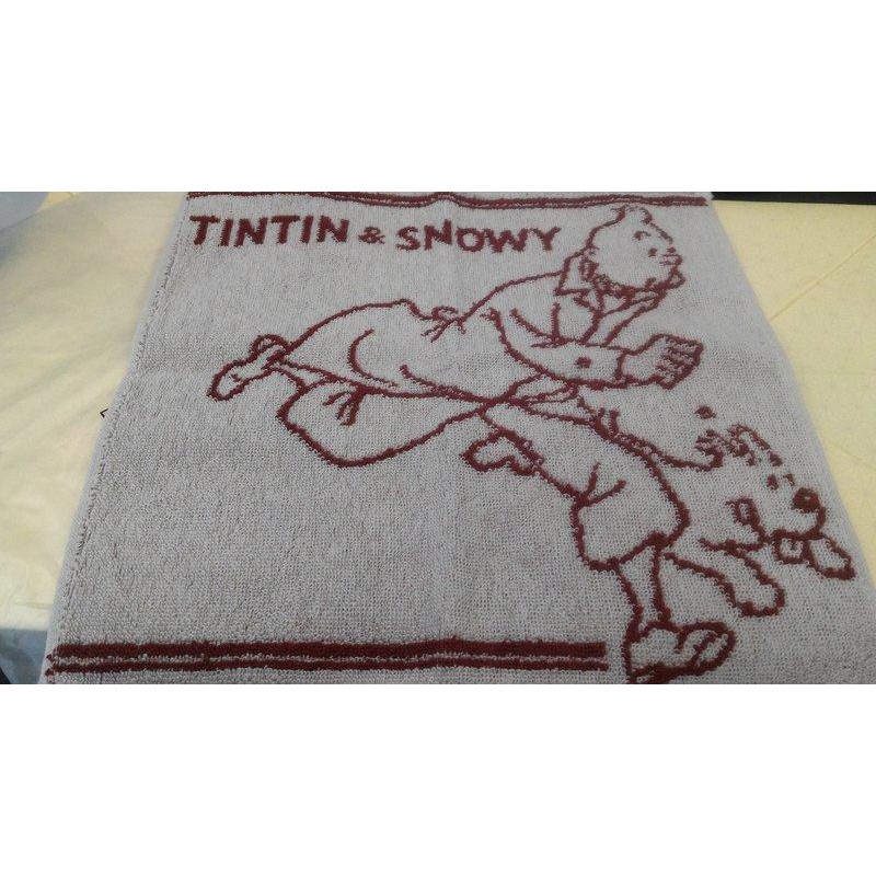 日本製 IMABORI 今治毛巾 伊織 手帕 丁丁歷險記 Tintin 方巾 TIN