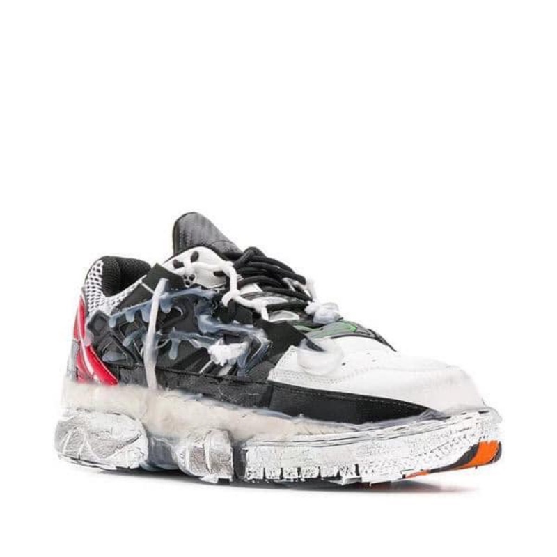 Asce Maison Margiela 19ss Fusion 溶解做舊運動鞋白黃 黑紅 蝦皮購物