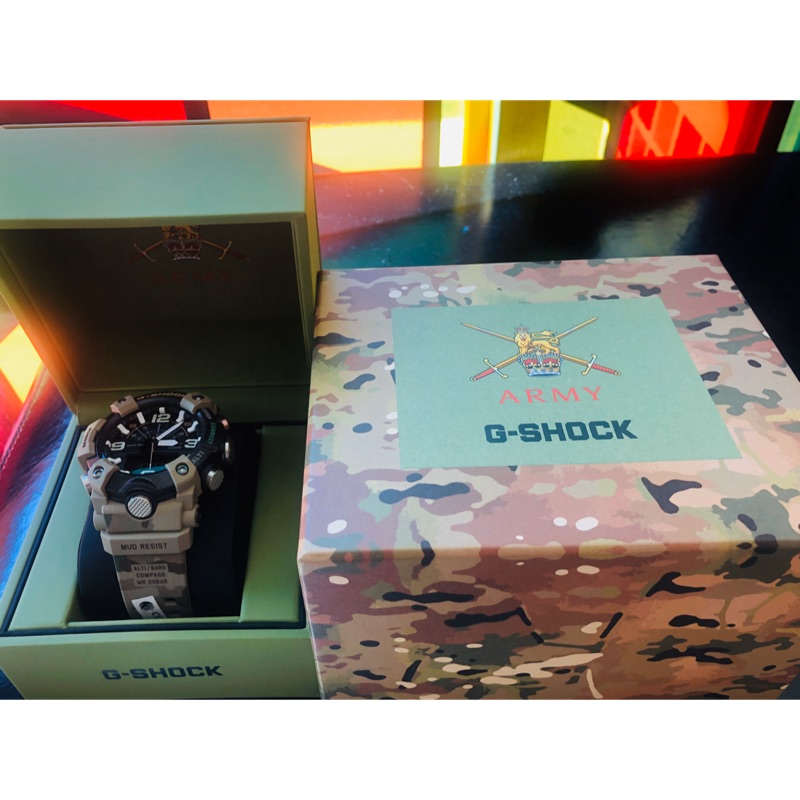 G-SHOCK x British Army英國陸軍GG-B100BA-1A聯名錶款