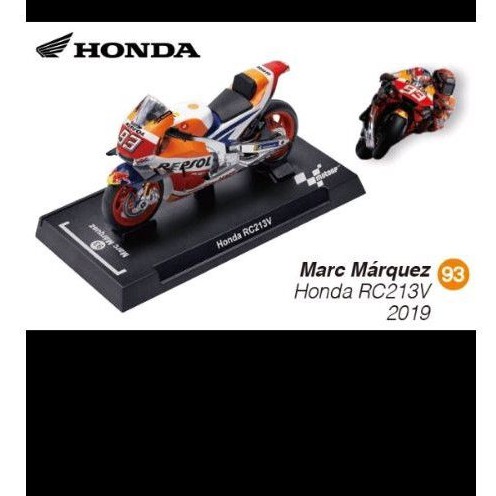7-11 MotoGP 冠軍榮耀 1:24重機模型 Honda RC213V 2019 (93號)