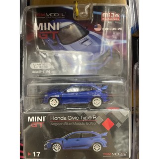 《模王》 1/64Mini GT模型合金車#17Honda Civic type R