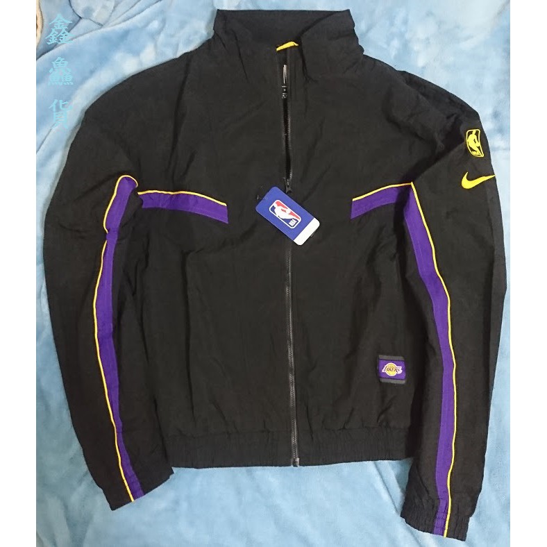 2019 八月 NIKE NBA LAKERS TRACKSUIT JACKET 湖人隊 運動外套 CJ7148-010