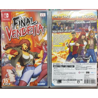 【全新現貨】NS Switch遊戲 Final Vendetta 終極復仇 中文版 限定版 典藏版 類格鬥三人組 雙截龍