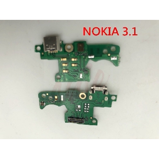 NOKIA 3.1 尾插排線 充電孔 USB 不充電 諾基亞 3.1 尾插 TA-1049 尾插總成