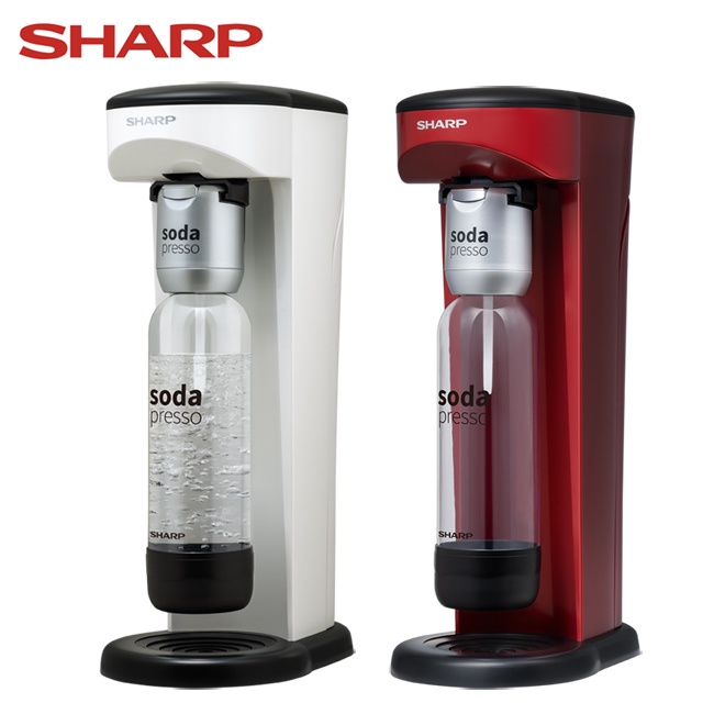 SHARP 夏普  CO-SM1T Soda Presso 氣泡水機 打氣頭可拆卸 好清潔 免插電 汽水機