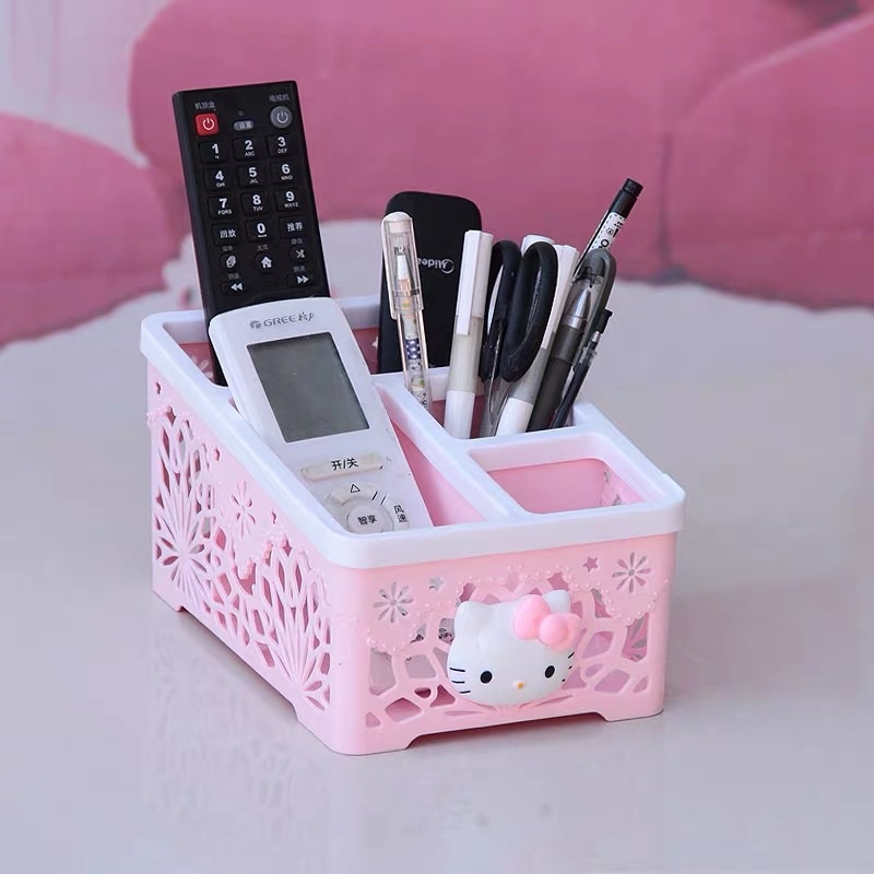 預購❤️可愛5格遙控器化妝品收納盒