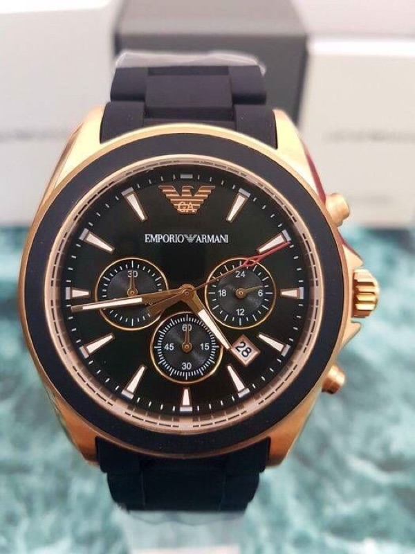 mens emporio armani chronograph watch ar6066
