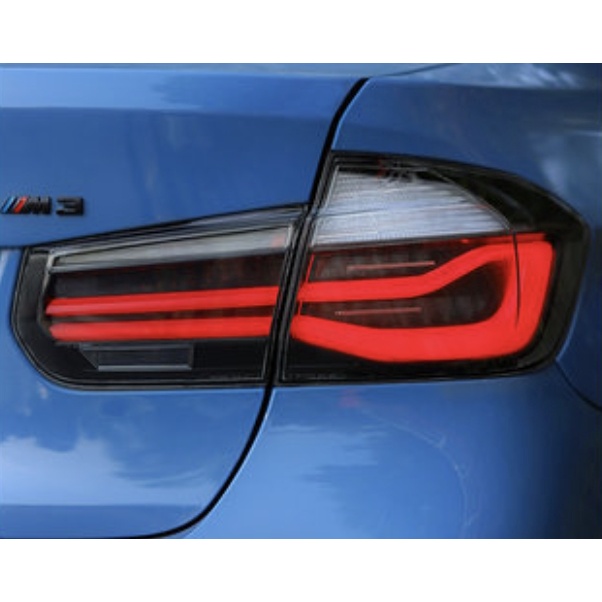 BMW 3系 MP款 熏黑尾燈總成LED 320li F30改裝M3尾燈