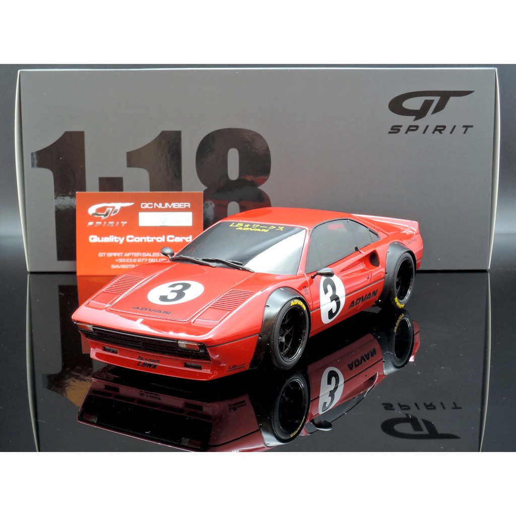 公式激安通販 GTスピリット1/18 LBワークスフェラーリ308GTBワタナベ深