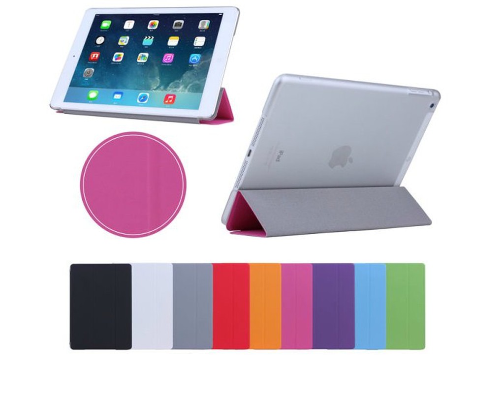 IPAD AIR2三折磨砂紋皮套ipad air2超薄支架保護套iPad AIR2外殼