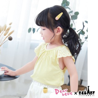 BEBABY臺灣現貨 兒童無袖背心 /韓系 BSI41339 春夏舒適 兒童短袖 女童背心 兒童背心 兒童上衣 女童上衣