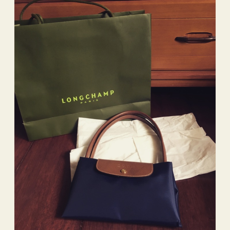(可換物)Longchamp L號購物袋💕 ✈️托朋友二月中於法國購入 僅試背過一次(附綠色紙袋喲📢)