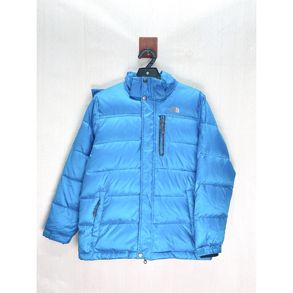 THE North Face 北臉 土耳其藍連帽羽絨外套