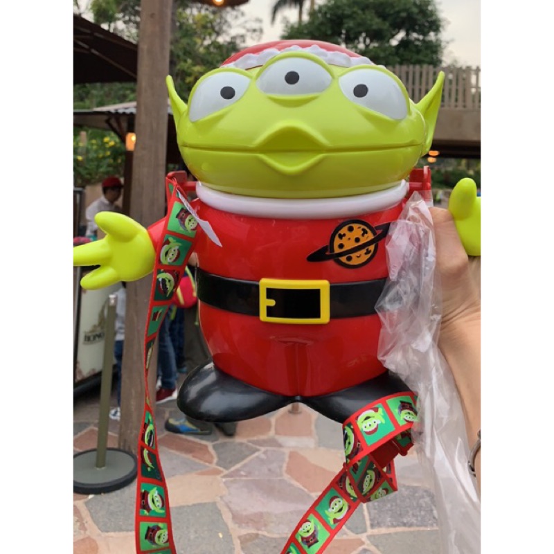 香港 DISNEY 迪士尼 2018聖誕爆米花桶 玩具總動員 三眼怪 三眼仔  2019聖誕款 圖4 12月中到