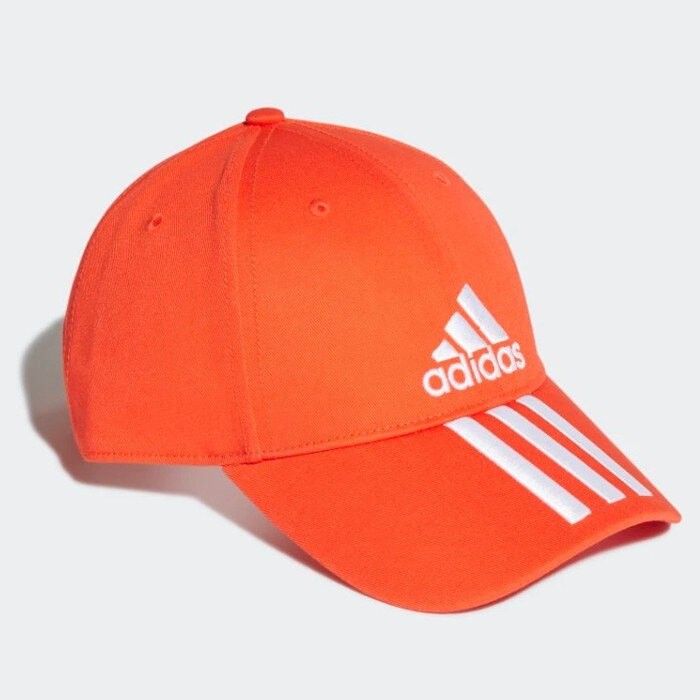 [麥修斯]ADIDAS 3S CAP COTTO 愛迪達 棒球帽 運動帽 老帽 橘白 DZ9320